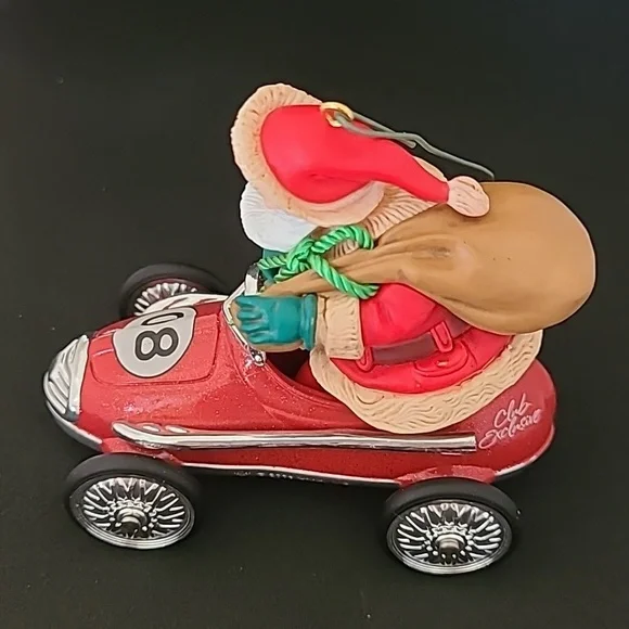 🧨 SALE! Hallmark "Santa Takes a Spin" Ornament Keepsake 2008 - Picture 3 of 8